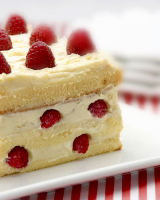 Бисквитный сметанный торт