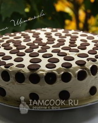 Бисквитный торт Елизавета со сгущенкой