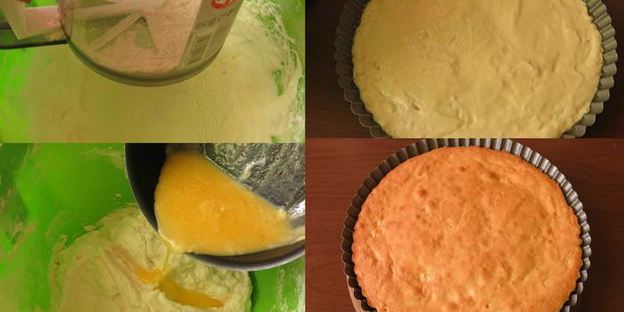 бисквитный торт с ежевикой и мятным кремом шибуст