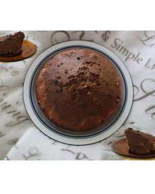 Двухцветный бисквитный тортик