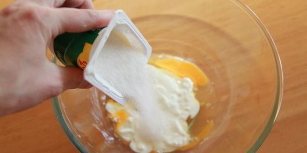 йогуртовый бисквит