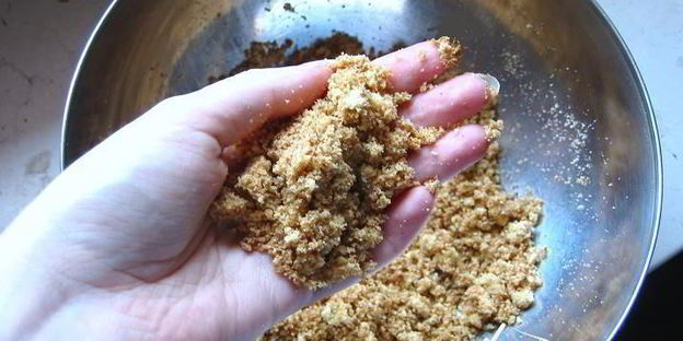 итальянский бисквит с виноградом