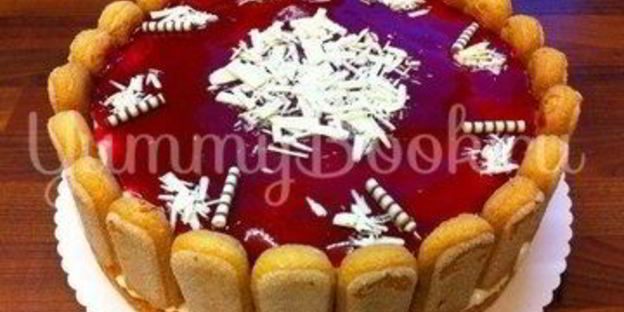 клубничный торт с йогуртом