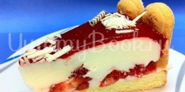 клубничный торт с йогуртом