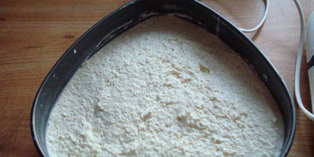 миндальный торт с малиной без выпечки и муки