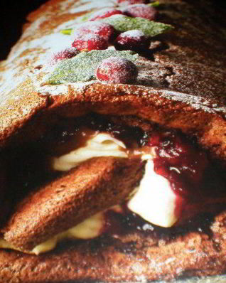 РулетоТорт с шоколадным муссом