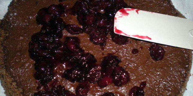 рулетоторт с шоколадным муссом