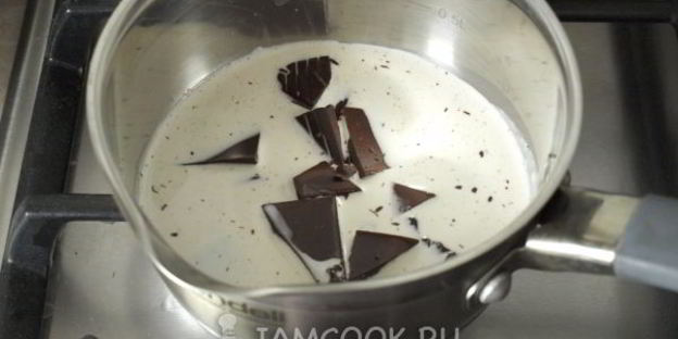 шоколадно-банановый торт