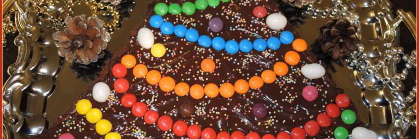 Шоколадный торт Елочка