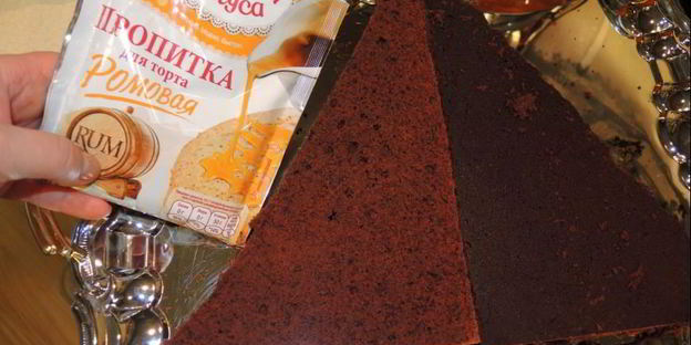 шоколадный торт елочка