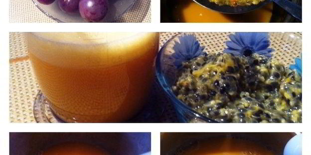 шоколадный торт с маракуйей и безе