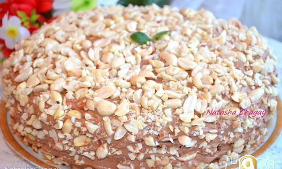 Рецепт шоколадного торта с орехами