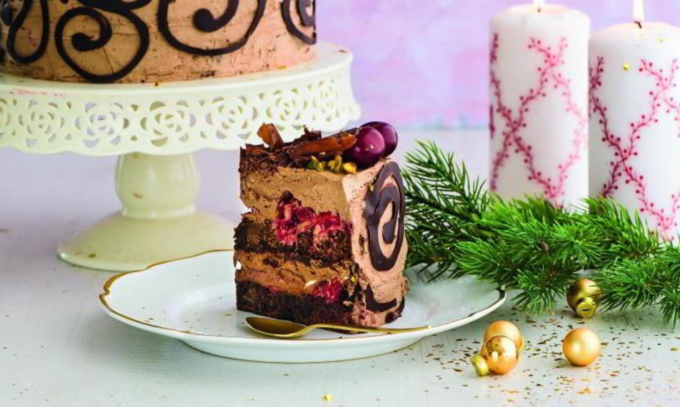 Рецепт шоколадного торта с вишней