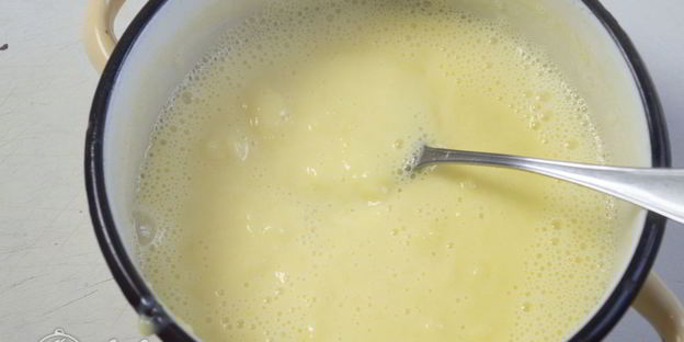 шоколадный торт с заварным кремом