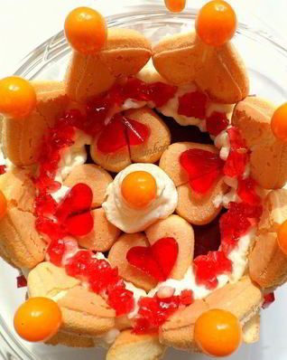 Торт без выпечки Корона