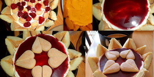 торт без выпечки корона