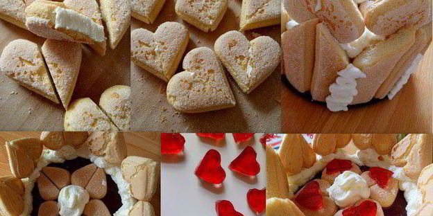 торт без выпечки корона