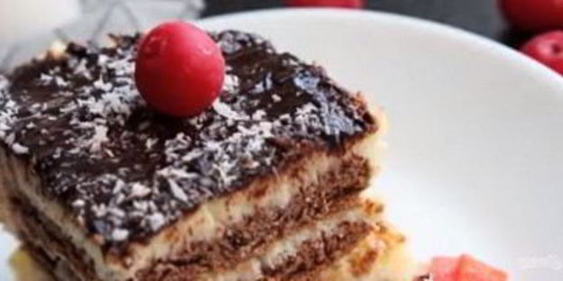 торт без выпечки за 15 минут