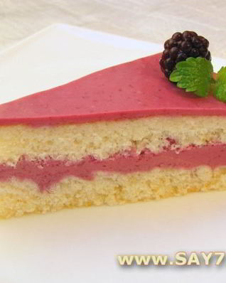 Торт Ежевичный