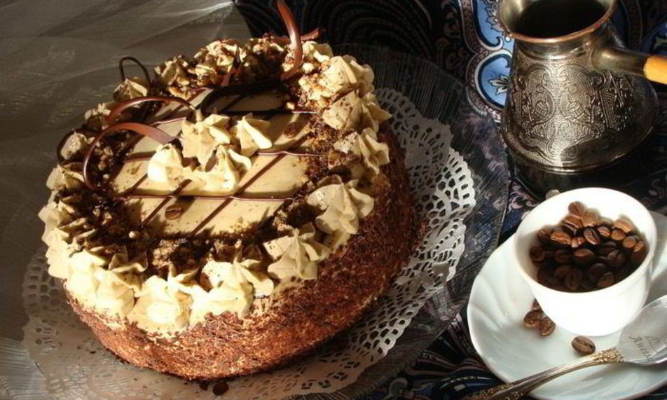 Рецепт торта кофе, сливки, шоколад