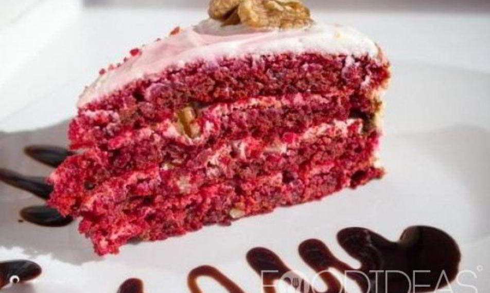 Рецепт торта красного бархат со свеклой