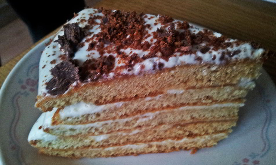 Рецепт торта медового рыжик