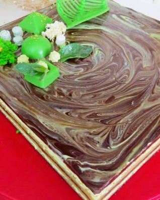 Торт Мятная опера