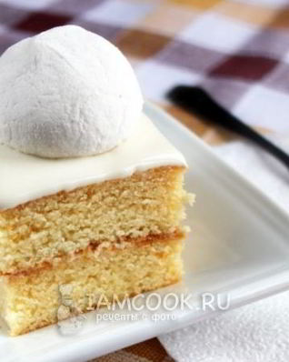 Торт на сгущенке с творожно-зефирным кремом