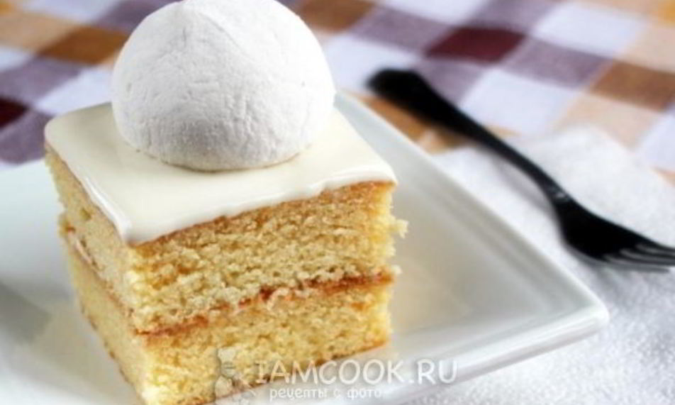 Рецепт торта на сгущенке с творожно-зефирным кремом