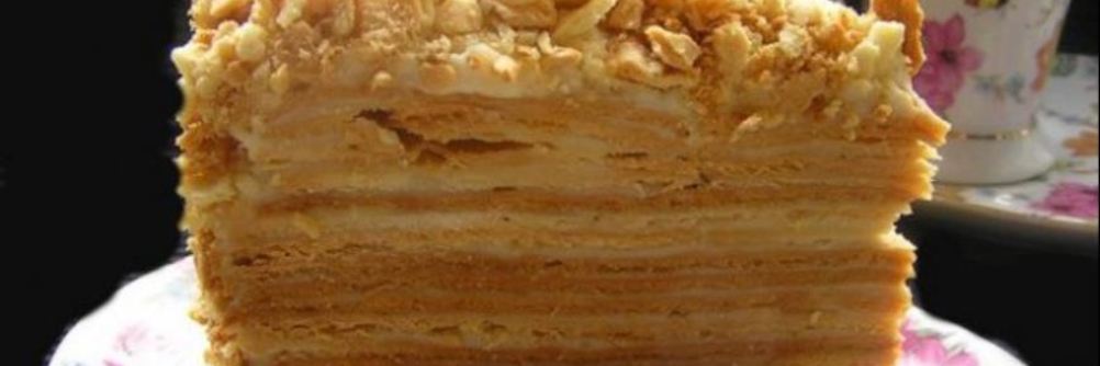 Торт Наполеон мокрый