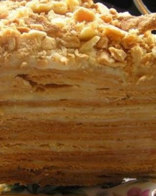 Торт Наполеон мокрый