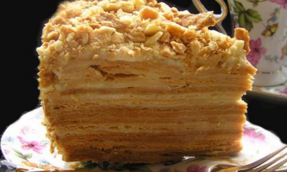 Рецепт торта наполеон мокрый