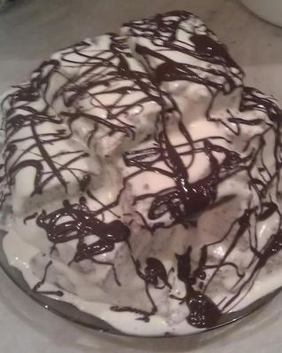 Торт Простые бисквитные развалины