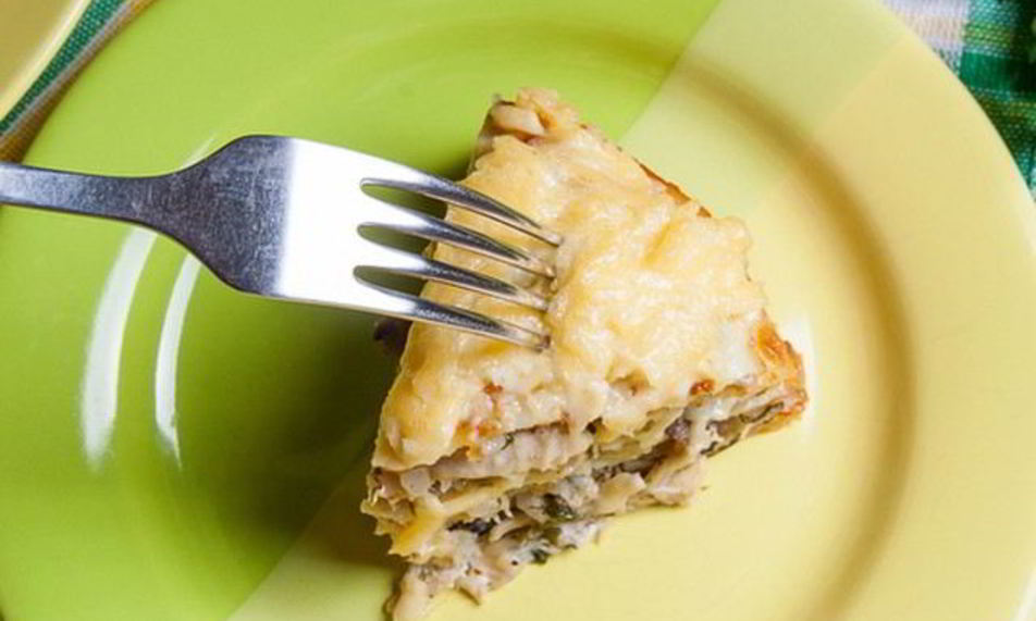 Рецепт закусочного блинчатого торта