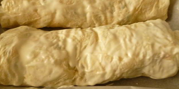 творожно-грушевый рулет