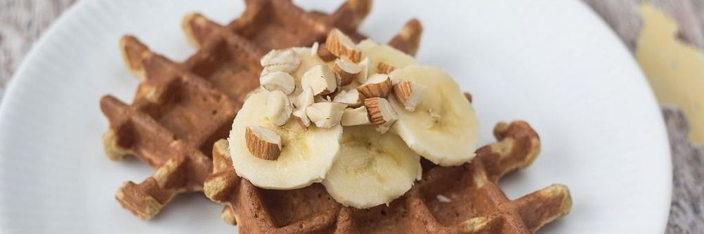 Банановые вафли