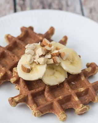 Банановые вафли