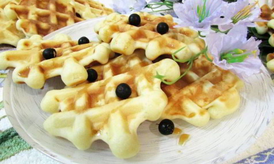 Рецепт йогуртовых вафель