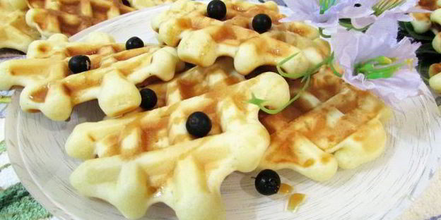 йогуртовые вафли