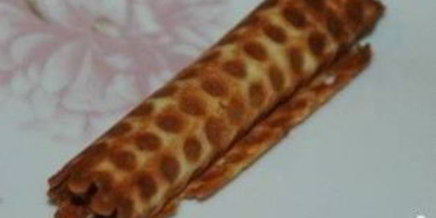 хрустящие вафельные трубочки