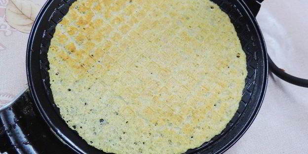 овсяно-банановые вафли