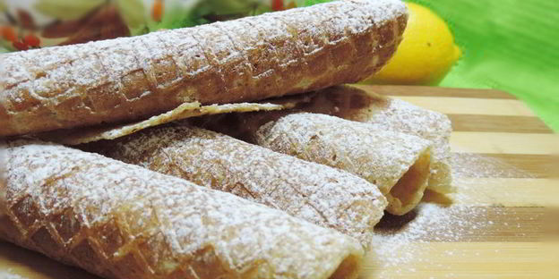 овсяно-банановые вафли