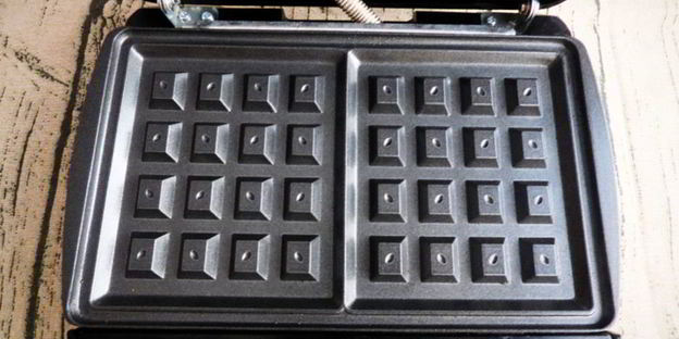 песочные вафли с творожным кремом