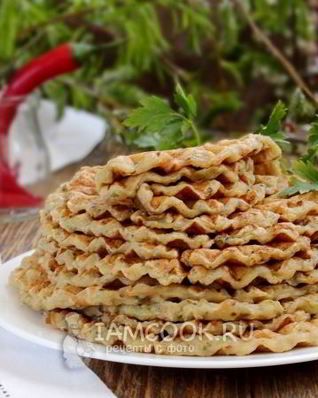 Постные вафли в электровафельнице