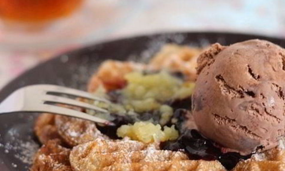 Рецепт пшенно-овсяных вафли с цельнозерновой мукой