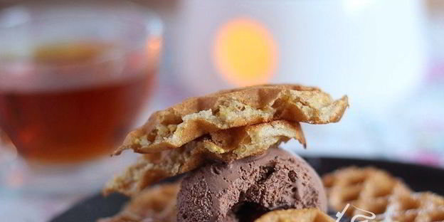 пшенно-овсяные вафли с цельнозерновой мукой