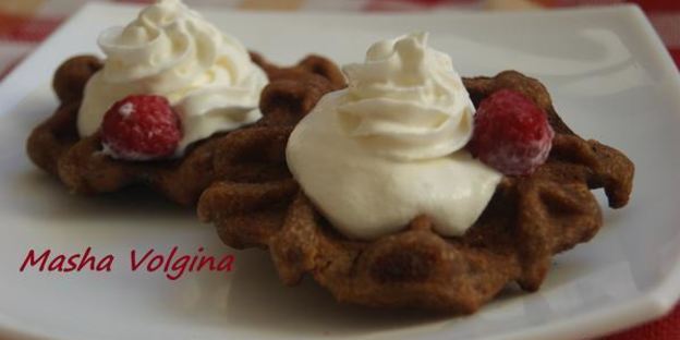 шоколадные вафли с фундуком