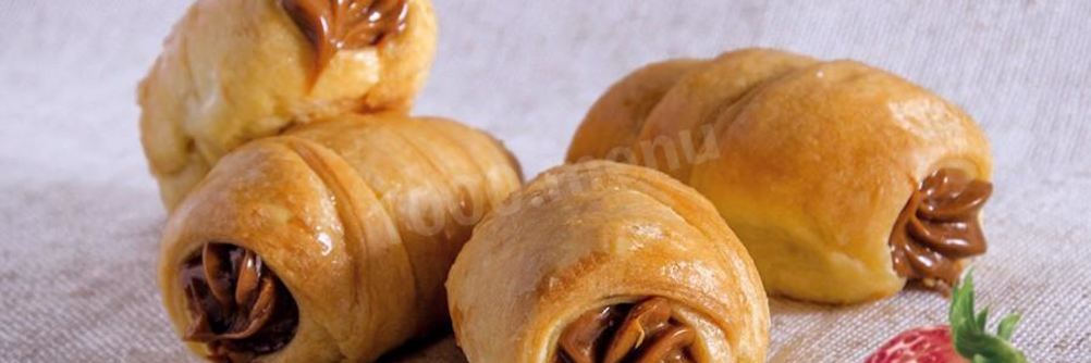 Слоеные трубочки со сгущенкой