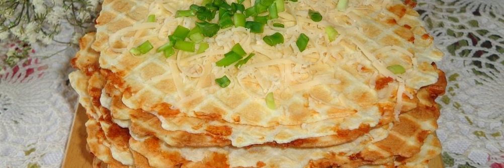 Сырные вафли с сыром