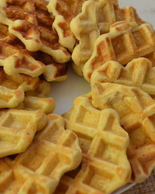 Творожные вафли с гречневой мукой